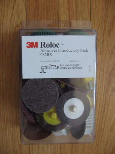 3m roloc 2&#034; abrasives introductory pack 982rs assortment kit 29 piece for sale