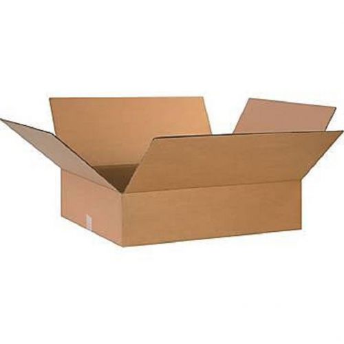 Corrugated Cardboard Flat Shipping Storage Boxes 20&#034; x 18&#034; x 4&#034; (Bundle of 25)