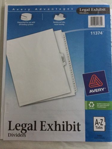 Avery Dennison Ave-11374 Premium Collated Legal Exhibit Dividers - 26
