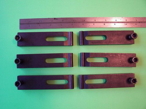 Machinist clamps, lathe face plate clamps, tapped end clamps, work holding clamp for sale