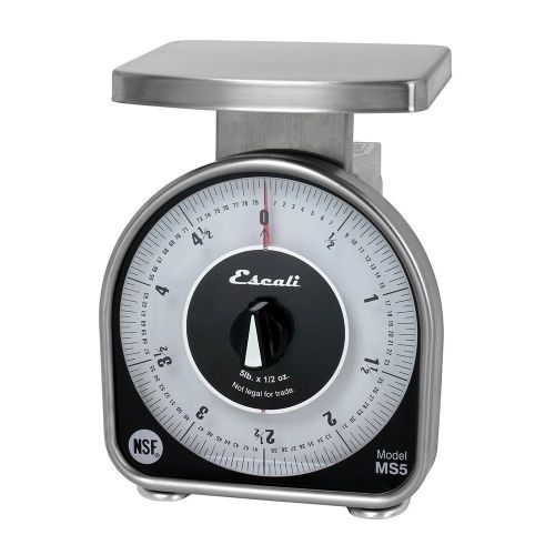 Escali MS5 MS-Series 5 lb. Mechanical Dial Scale