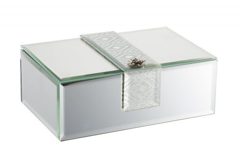 Geff House Mirrored Jewelry Keepsake Box