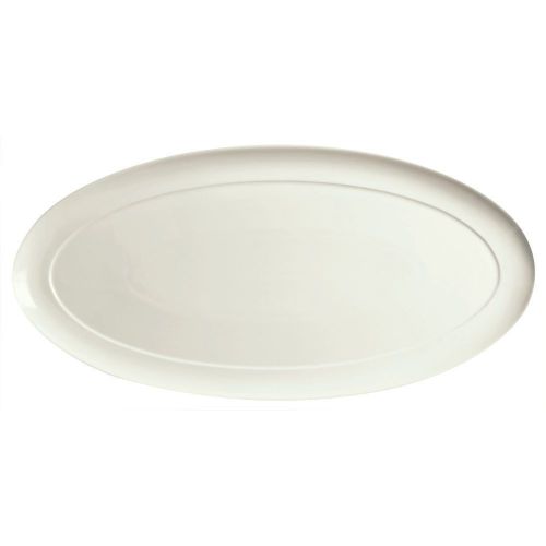 Syracuse 905356992 slenda 22 x 10-3/4&#034; white oval tray - 6 / cs for sale