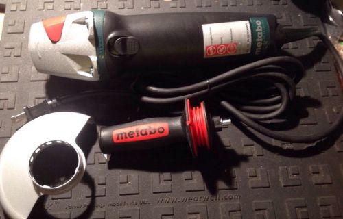 METABO WE14-125 PLUS  4 1/2  5&#034; ANGLE GRINDER CUT OFF 7000 TO 10500 RPM