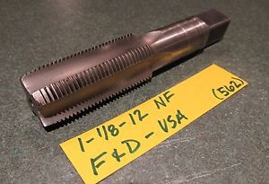 VERY GOOD CONDITION (1.125-12) 1-1/8-12 NF RIGHT HAND PLUG- F&amp;D USA (562)