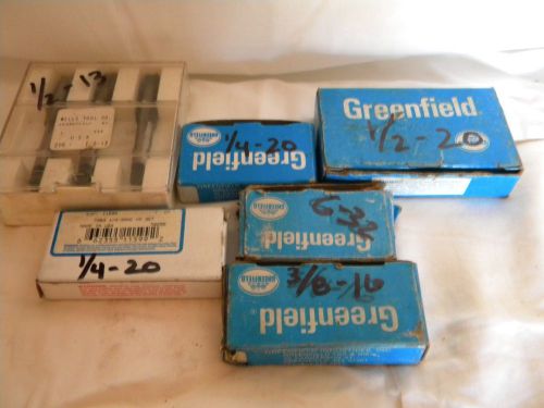 Lot of Greenfield and Wells Tap Sets   (5- sets total)