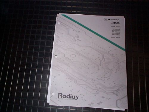 Motorola GM300 VHF &amp; UHF Service Instruction Manual