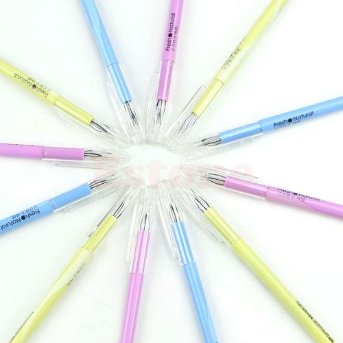 Gel pens fine point 0.5mm rollerball 12-pack assorted colors 12 colors new for sale