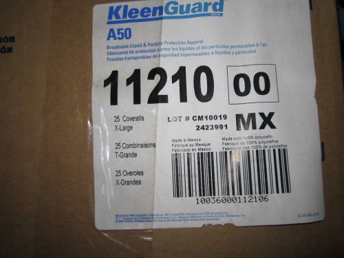 25 kimberly clark kleenguard  xl disposable coveralls for sale