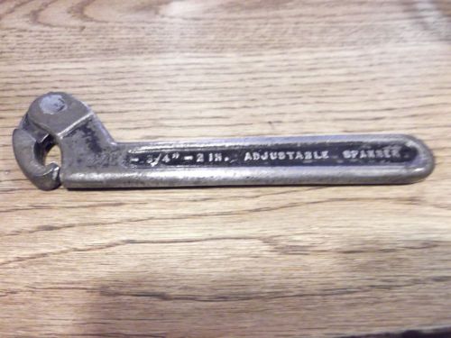 Vintage TH Williams 471 3/4-2&#034; Adjustable Pin Spanner Wrench