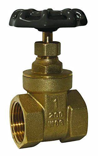 Everflow supplies 205t114-nl ips threaded brass gate valve 1-1/4 inch-lead free for sale