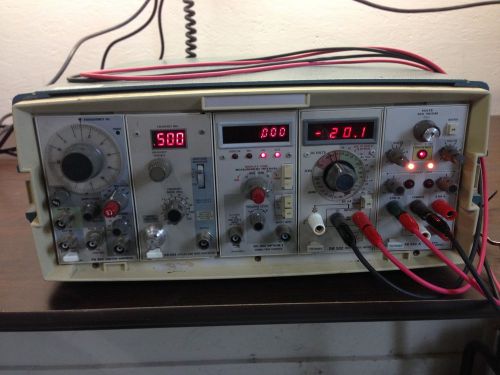 Tektronix TM 515 with FG 502, SG 503, DC 502, DM 502 and PS 503A. TESTED