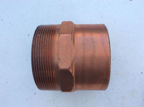 4&#034; Copper X Male Adapter