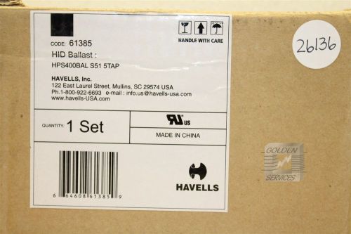 Havells HPS400BAL S51 5TAP HID Ballast