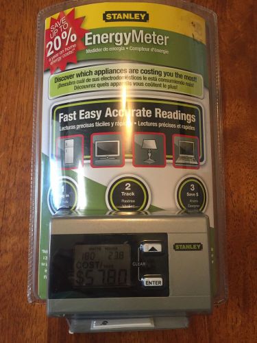 Nib new stanley energy meter 77-028 model em100 track energy use and save! for sale