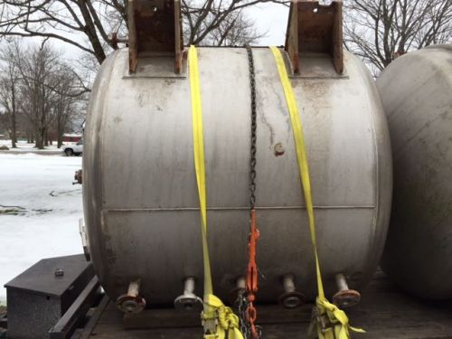 1300 gallon stainless steel jacketed tank made by gaston for sale