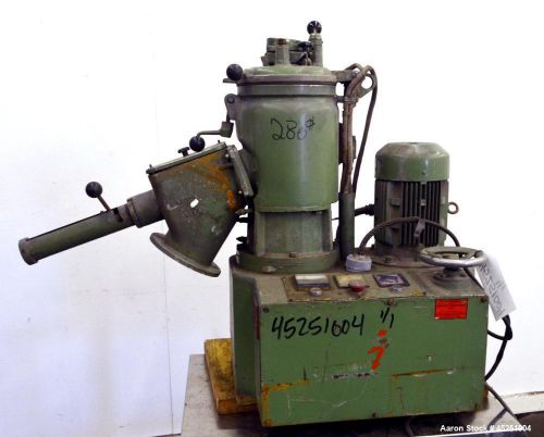 Used- papenmeier lab size high intensity mixer, 8 liter (0.28 cubic feet), type for sale