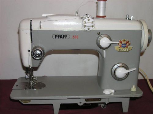 Heavy duty pfaff 260 industrial strength sewing machine, leather, upholstery for sale
