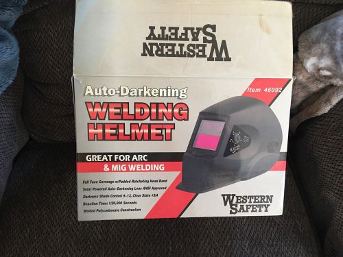 Auto Darkening Welding Helmet Western Safety #46092