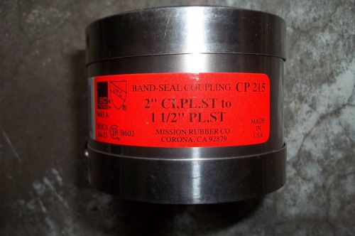 mission rubber Band Seal Coupling CP33 3&#034;C.I. to 3&#034; PL, ST, XHCI