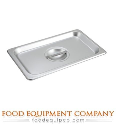 Winco SPSCQ Steam Table Pan Cover, 1/4 size, solid - Case of 72