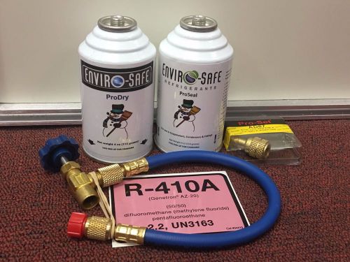 R410a, air conditioning &#034;leak-stop&#034; kit professional &amp; pro-dry envirosafe r-410 for sale