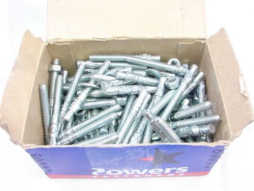 Powers 07402 carbon steel anchors 1/4x2-1/4 drill 1/4 (box of 100) **nib** for sale