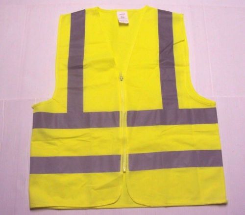 NEIKO High Visibility Neon Yellow Safety Vest w/Reflective Stripe ANSI/ISEA L