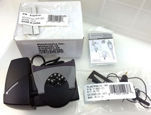 Plantronics hl10 handset lifter+extension arm+ring detector set 60961-28 for sale