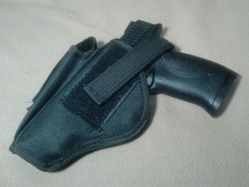New Hand gun pistol holster with mag pouch black my full size fits only Holster