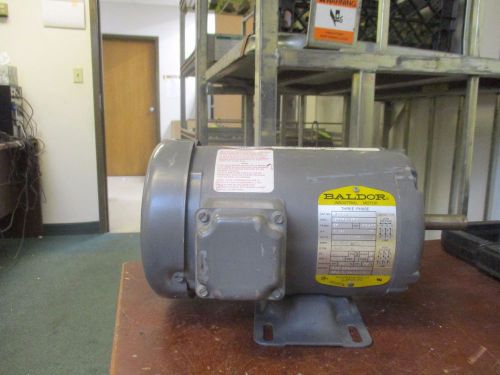 Baldor Industrial Motor M3550 1 1/2HP 3450RPM 208-230/460V New Surplus