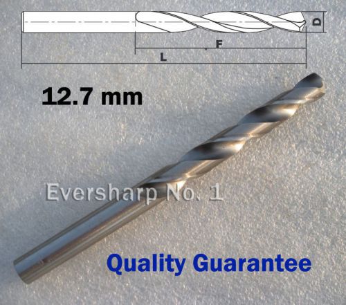 Quality Guarantee 1pcs Straight Shank HSS Twist Drill Bits Dia 12.7mm(.5000&#034;)