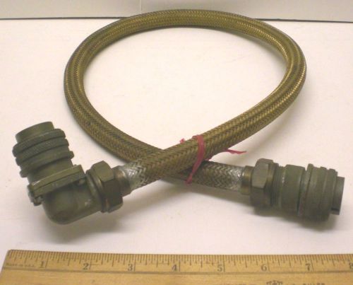 1 34&#034; Military Cable Assembly MS3108A 18-12S, MS3106A 18-12S, Wired, Made in USA