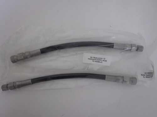 Swagelok thermoplastic hose ss-7r4sl4as4-12, 1/4&#034; sae x swagelok tube - lot of 2 for sale