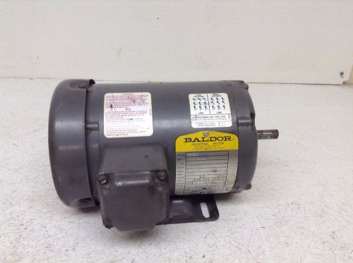 Baldor M3454 Reliance 1/4 HP 3 Phase 230/460 VAC 1725 RPM 48 Motor