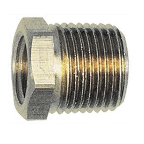 Forney 75535 brass air hose bushing, 1/4&#034; x 3/8&#034; for sale
