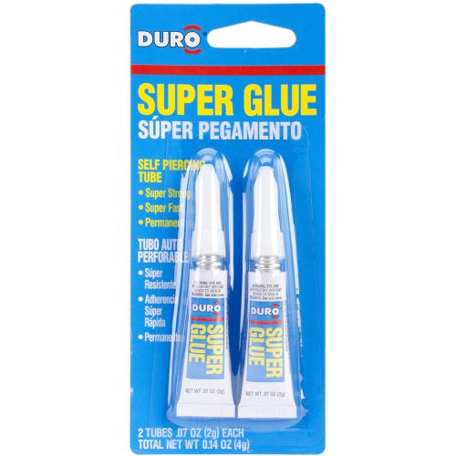 Duro Super Glue 2 Gram Tubes 2/Pkg- 079340817425