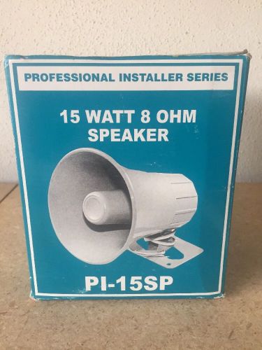 Universal SP15  15Watt - 8Ohm Horn Speaker Professional Installer Series PI-15SP