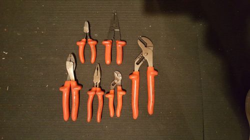 C.I.P. And Channel Lock USA  1000 Voltage Set 6pc 1000V Pliers Stripers Cutters