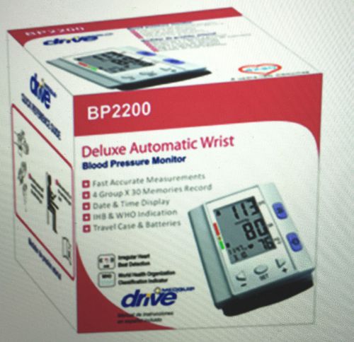 Drive Automatic Blood Pressure Monitor, Wrist Model Model # 2200