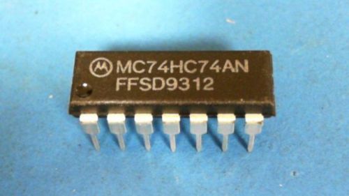 50-pcs of MC74HC74AN Flip Flop D-Type Pos-Edge 2-Element Automotive 14-Pin PDIP