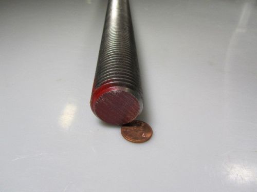 4140 Steel Threaded Rod, Grade B7, RH, 1 1/4&#034;-12 x 2 Foot Length, Pkg of 1 Pc