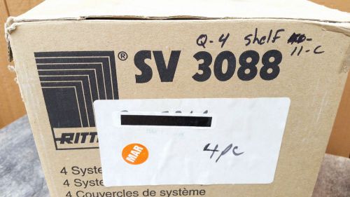 Lot of 4- Rittal SV3088 System Cover