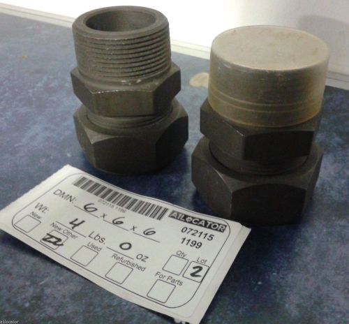 Lot of 2 PMI Hyudralic  Fittings