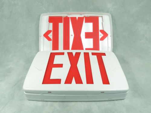 Lithonia lqm s w 3 r 120/277 el n led exit sign 5a3 for sale