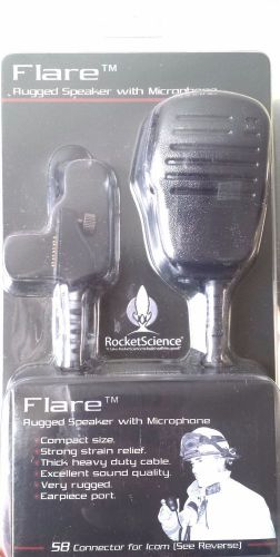 Speaker Microphone Flare for Icom F50V F60V F51V F70 F80 F30G F40G F31G F41G