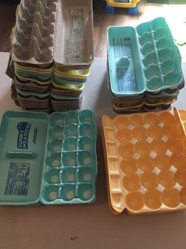 35 egg cartons used once Craft Supplies Gardening