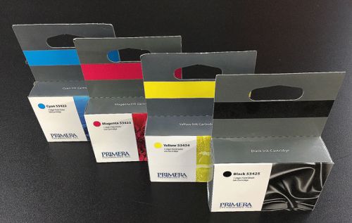 NEW Primera Ink Set of 4 LX900 Ink Cartridges 53422,53423,53424,53425