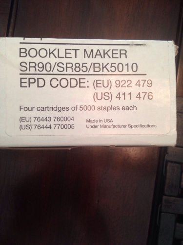 Ricoh Booklet Maker SR90/SR85/BK5010 4-Cartridges of 5000 staples each