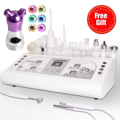8in1 galvanic high frequency ultrasonic skin rejuvenation radio frequency photon for sale